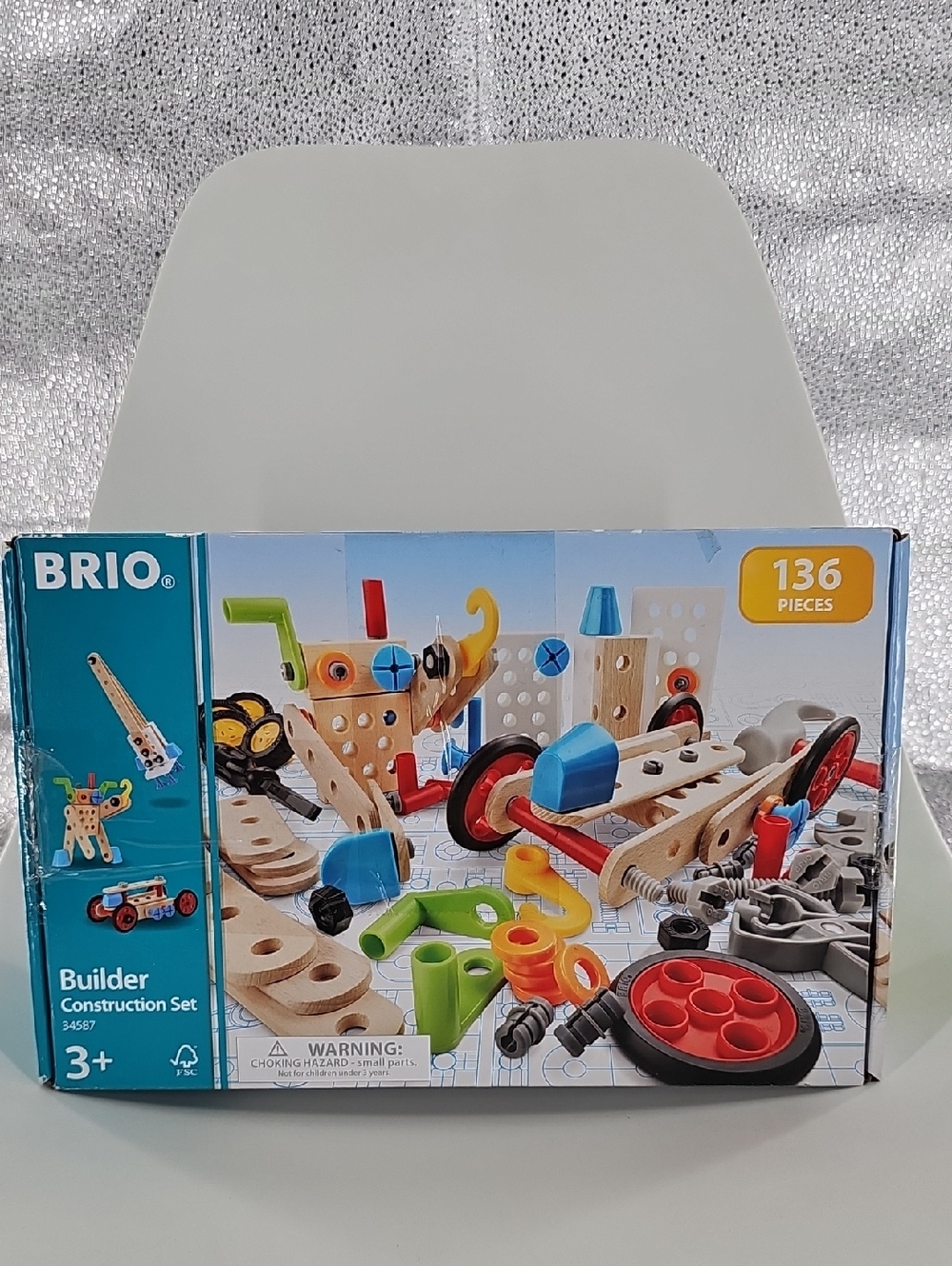 Brio Builder Construction Set - Blue/Red/Green Open BOX